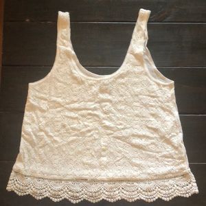 American Eagle lace crop top